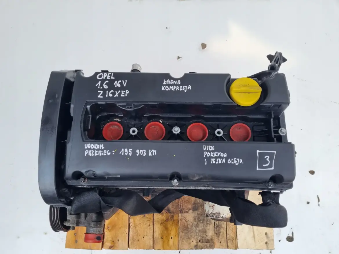 SILNIK KOMPLET Opel Vectra C 1.6 16V udokumentowane 195tyś Z16XEP