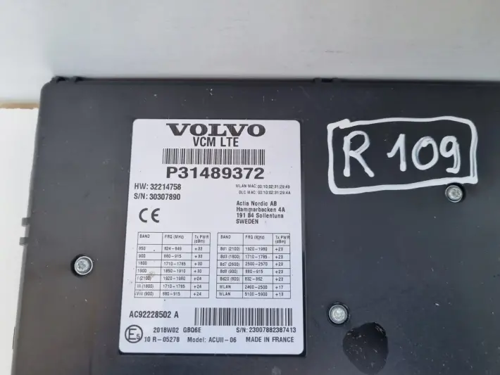 Volvo V90 II S90 II STEROWNIK MODUŁ VCM LTE P31489372 31489372