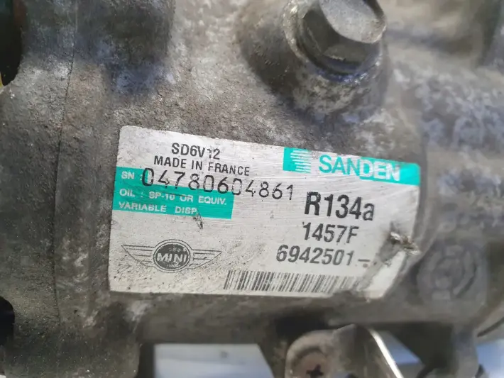 Mini Cooper R56 1.6 16V VTi SPRĘŻARKA KLIMATYZACJI 6942501
