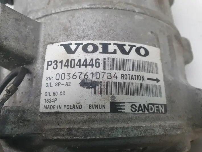 Volvo S60 II V60 2.0 D4 SPRĘŻARKA KLIMATYZACJI 31404446