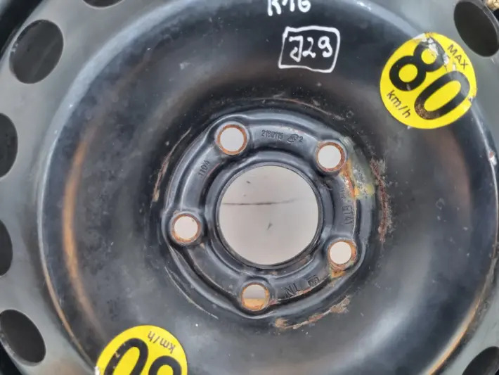 Opel Vectra C Astra H KOŁO DOJAZDOWE dojazdówka 125/85 R16 5x110 2160115