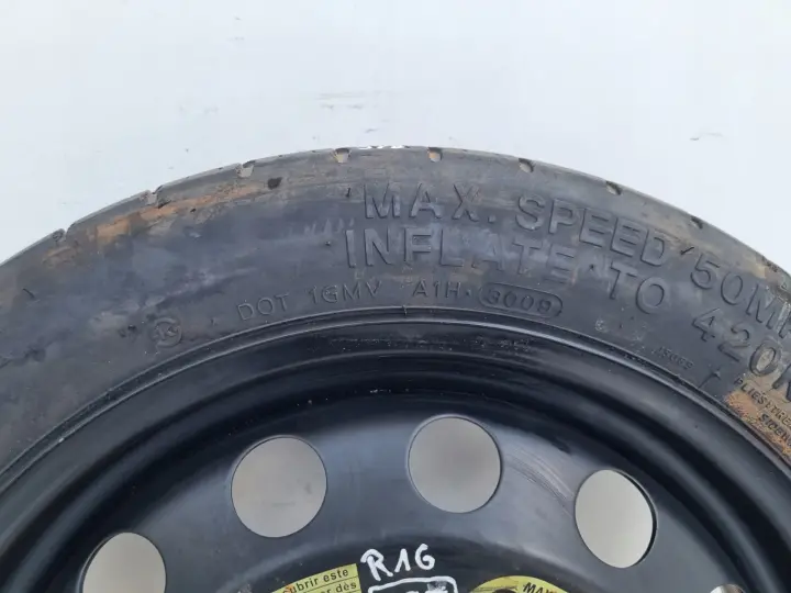 Audi Seat Vw Golf VI KOŁO DOJAZDOWE dojazdówka 125/70 R16 1K0601027S 5x112