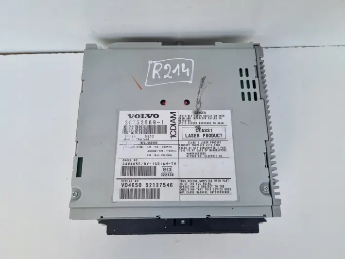 Volvo S40 II V50 RADIO CD radioodtwarzacz CZYTNIK PŁYT 30752569