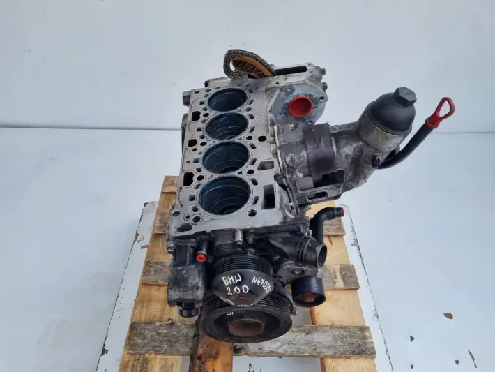 DÓŁ SILNIKA BLOK WAŁ KORBOWY TŁOK TŁOKI BMW X3 E83 2.0 D DIESEL N47D20A