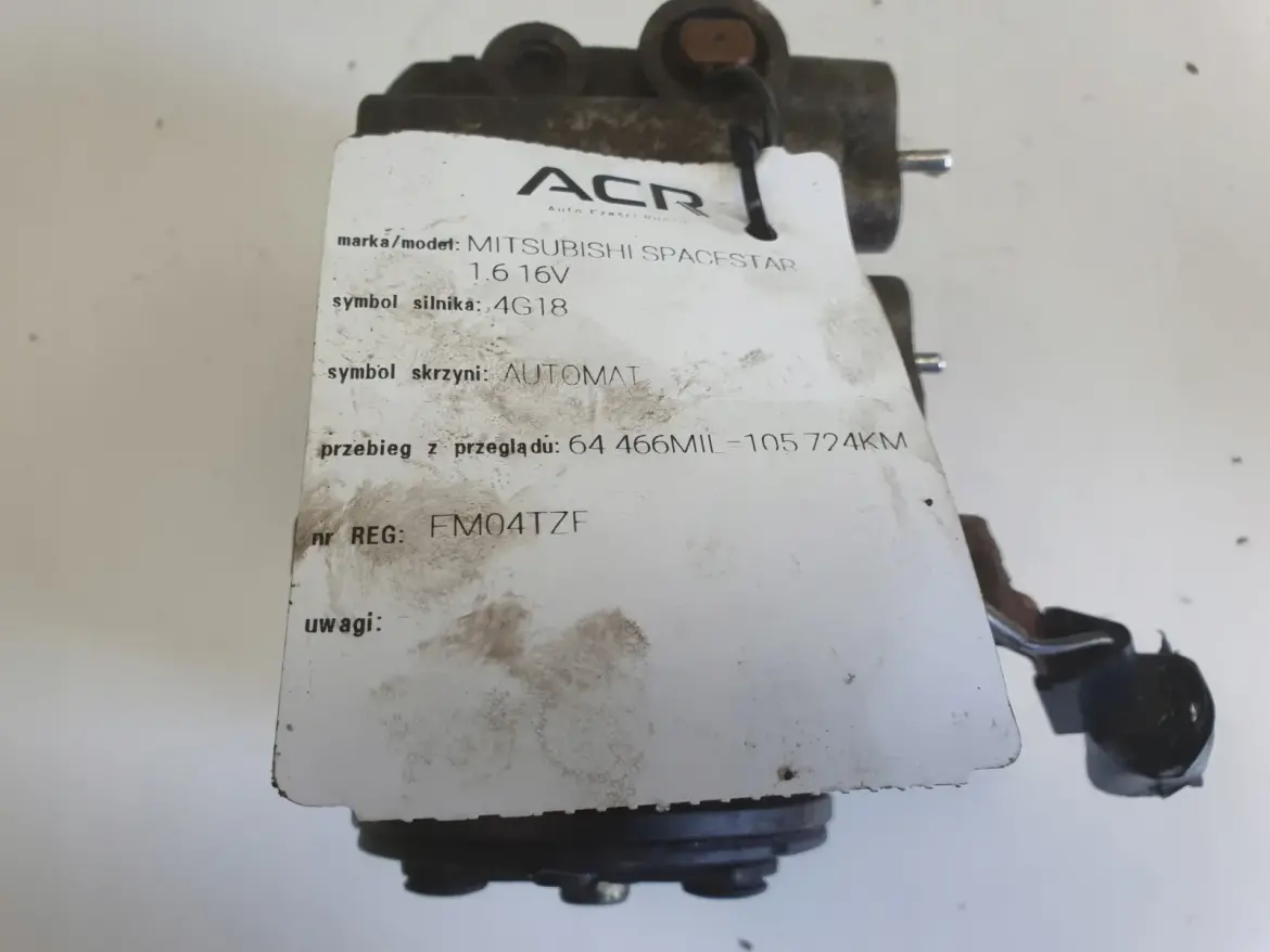 Space Star 1.6 16V SPRĘŻARKA KLIMATYCZACJI AKC200A072