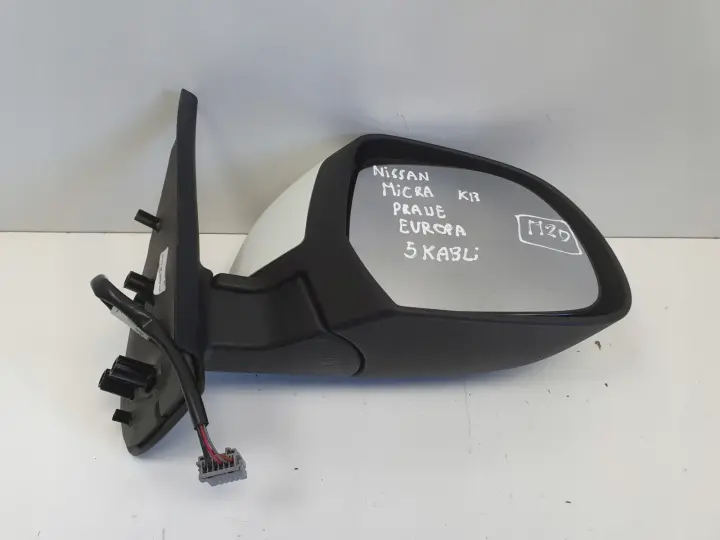 Nissan Micra K13 10-17r LUSTERKO PRAWE PASAŻERA europa 5 kabli pin pinów