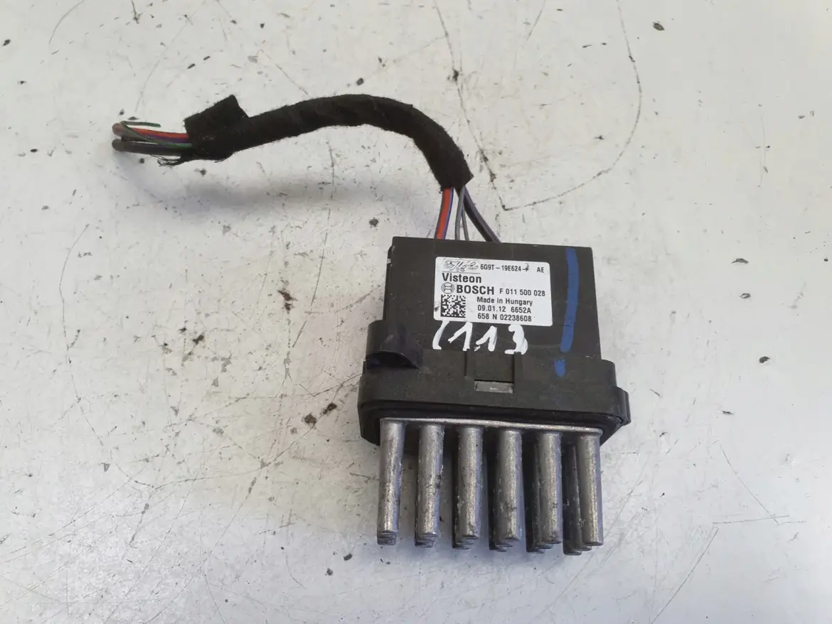 Ford Fiesta MK7 REZYSTOR DMUCHAWY Nawiewu opornik 6G9T-19E624-AE