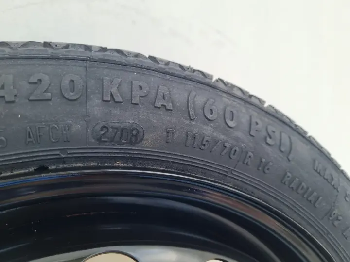 Opel Vectra C Astra H KOŁO DOJAZDOWE dojazdówka 115/70 R16 5x110 2160132