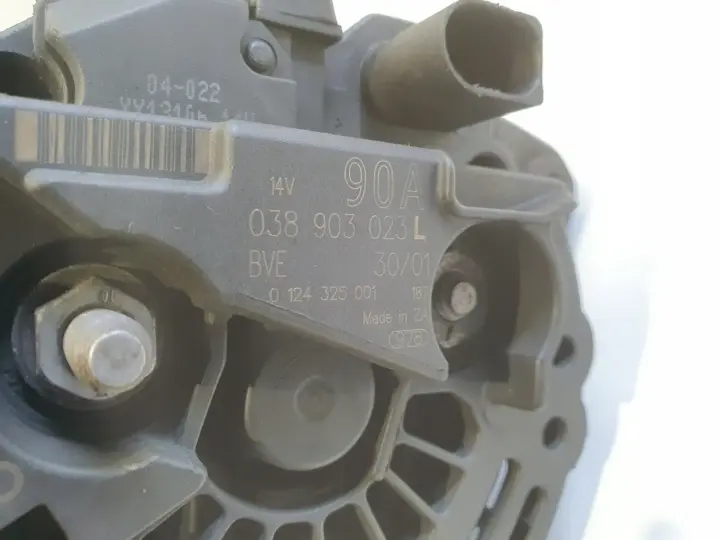 Audi A3 8L Golf IV 1.9 TDI ALTERNATOR bosch 0123515021 038903023L 90A