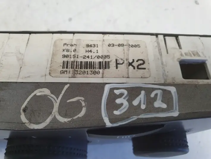 Opel Zafira B Astra H III PANEL KLIMATYZACJI Nawiewu 13201300