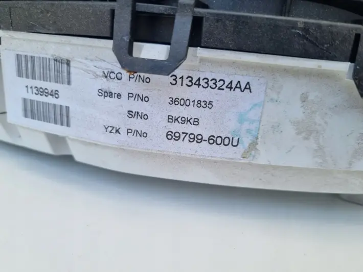 Volvo S80 II V70 III XC70 II 2.0 16V LICZNIK ZEGARY Europa 31343324AA
