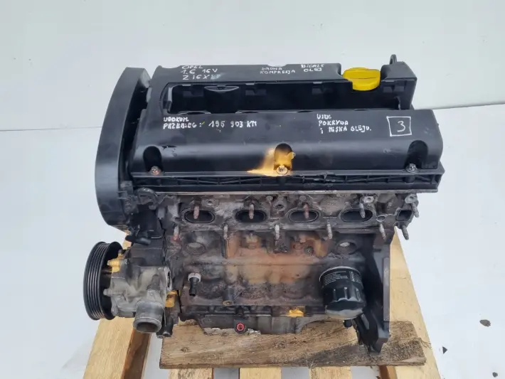 SILNIK KOMPLET Opel Astra II G III H 1.6 16V bierze olej Z16XEP