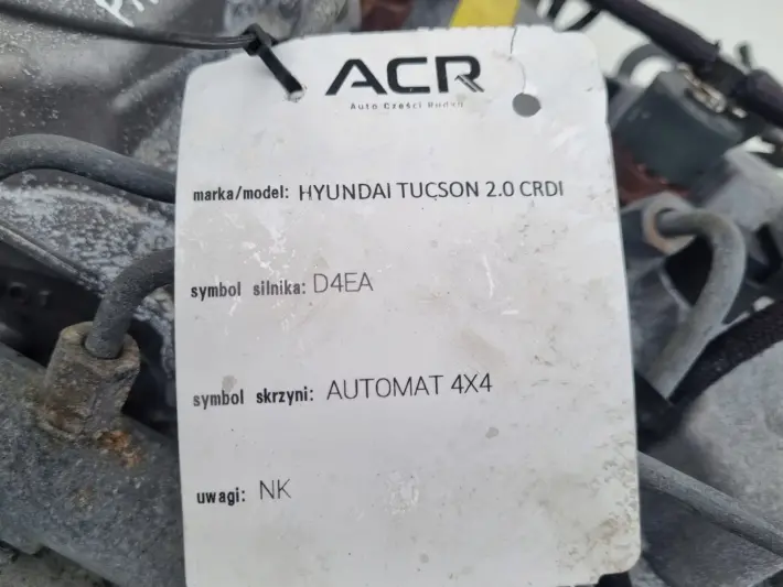 SILNIK KOMPLET Hyundai Tucson 2.0 CRDI 153tyś D4EA