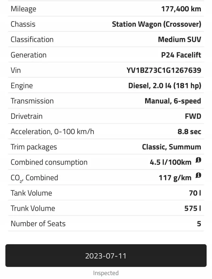 SILNIK PO SERWISIE Volvo S80 II 2.0 D D4 181KM nowy rozrząd 177tyś D4204T5