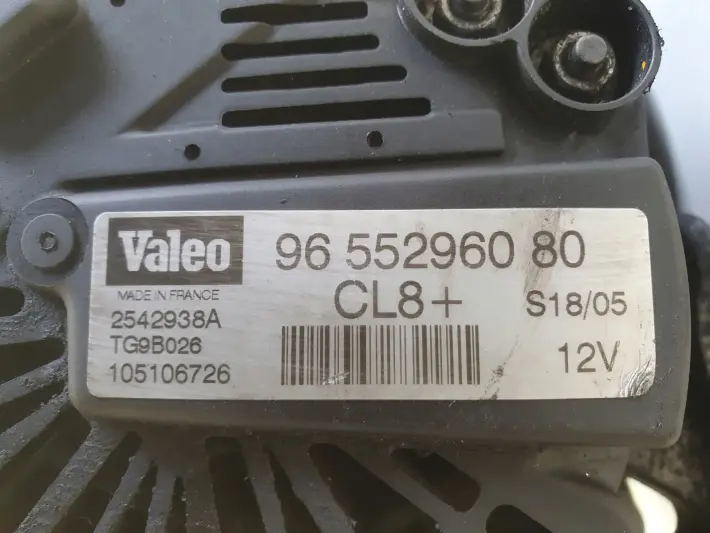 Citroen Jumpy 1.9 D ALTERNATOR 9655296080 valeo
