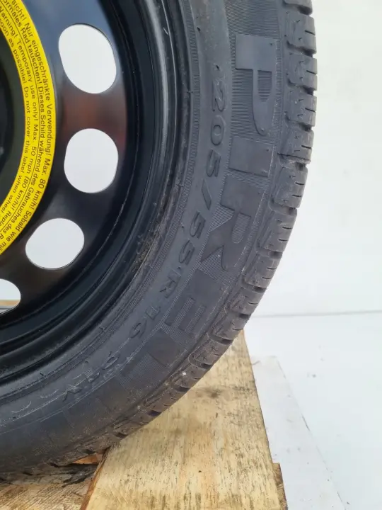 VW Golf VI Audi a3 KOŁO ZAPASOWE Zapas felga 205/55 R16 5x112 1K0601027A
