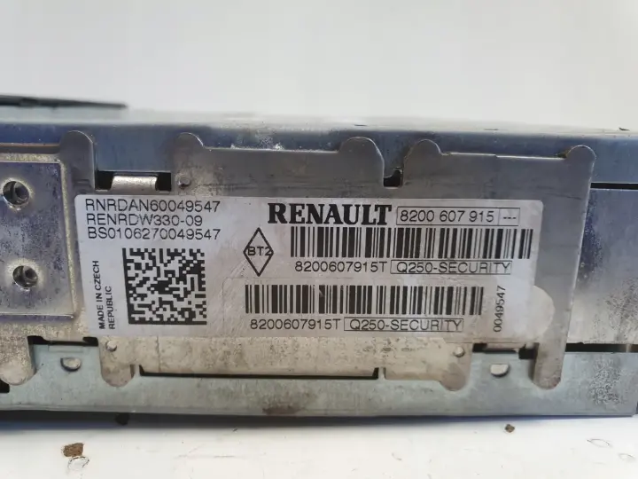 Renault Clio III RADIO CD Radioodtwarzacz 8200607915