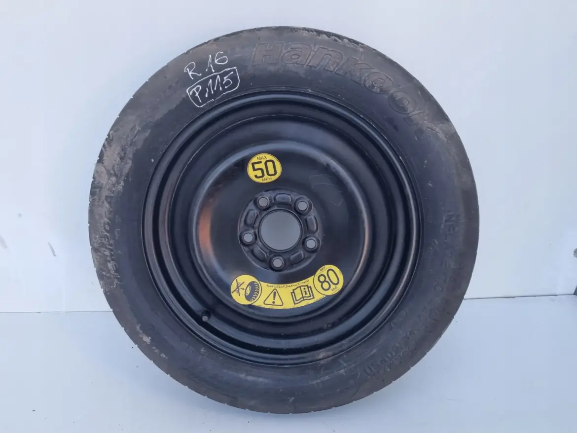 Ford C-Max Focus Mk3 III KOŁO DOJAZDOWE dojazdówka 125/90 R16 5x108 AM51BA