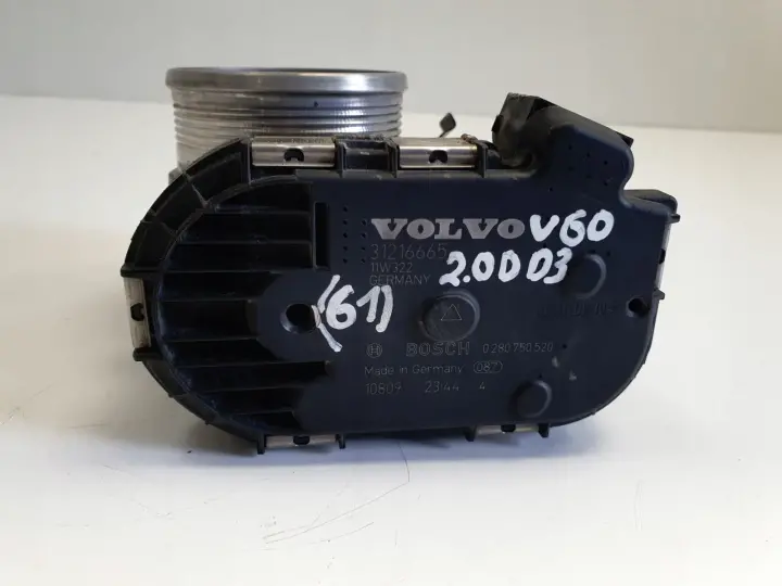 Volvo S60 II V60 2.0 D D3 PRZEPUSTNICA 31216665 bosch 0280750520