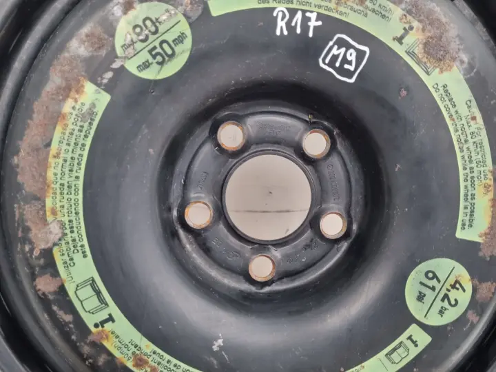 Mercedes CLK W209 KOŁO DOJAZDOWE dojazdówka 125/80 R17 5x112 2094000302