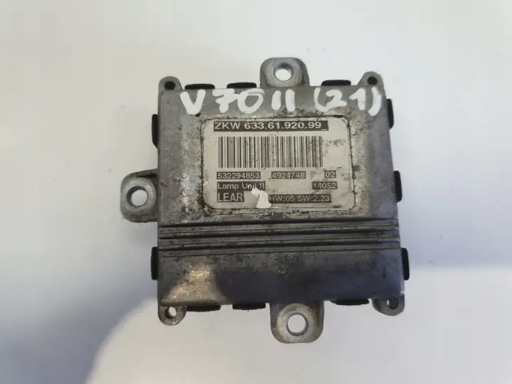 Volvo S80 II V70 III XC70 MODUŁ SKRĘTU Lampy 6336192099 532294853