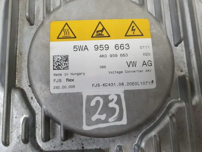 Audi A7 C8 A6 C7 C8 A5 A4 B9 PRZETWORNICA NAPIĘCIA Moduł 4K0959663