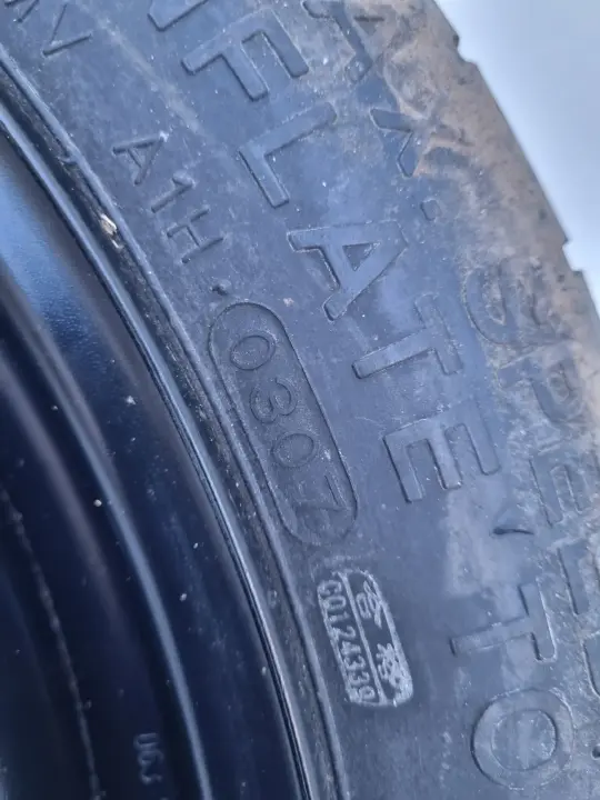 Audi Seat Vw Golf V KOŁO DOJAZDOWE dojazdówka 125/70 R16 1K0601027F 5x112