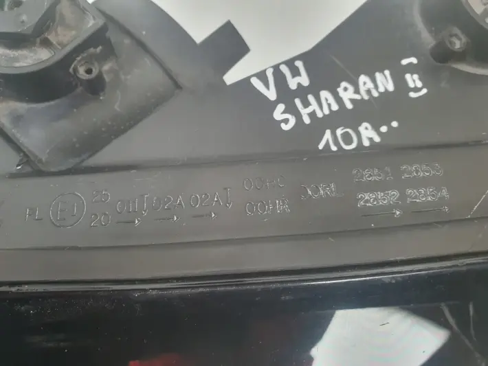 VW Sharan II 7N 7N0 PRZEDNIA LAMPA LEWA lewy przód EUROPA 0301242201