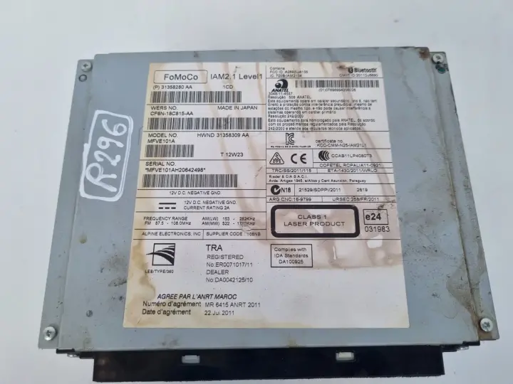 Volvo V40 II V60 S60 II CZYTNIK PŁYT CD radio nawigacja CF6N-18C815-AA