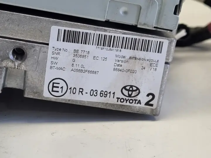 Toyota Auris II Lift EKRAN NAWIGACJI Radio CD GPS 6434C-BE2808 QNG-BE2808