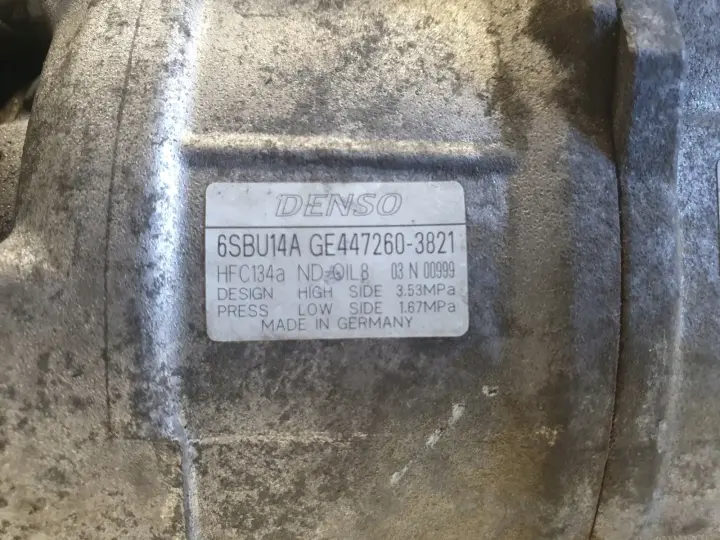 BMW F10 F11 2.0 D SPRĘŻARKA KLIMATYZACJI 447260-3821