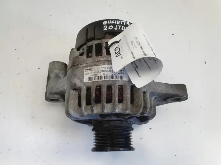Alfa Romeo Giulietta 2.0 JTDM ALTERNATOR 51884351 denso 120A
