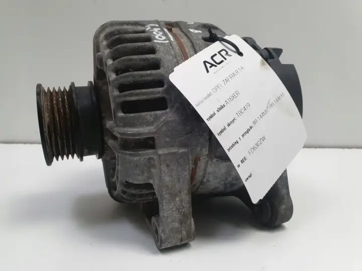 Opel Zafira B 1.6 16V ALTERNATOR bosch 100A 0124325163 13229984 AK