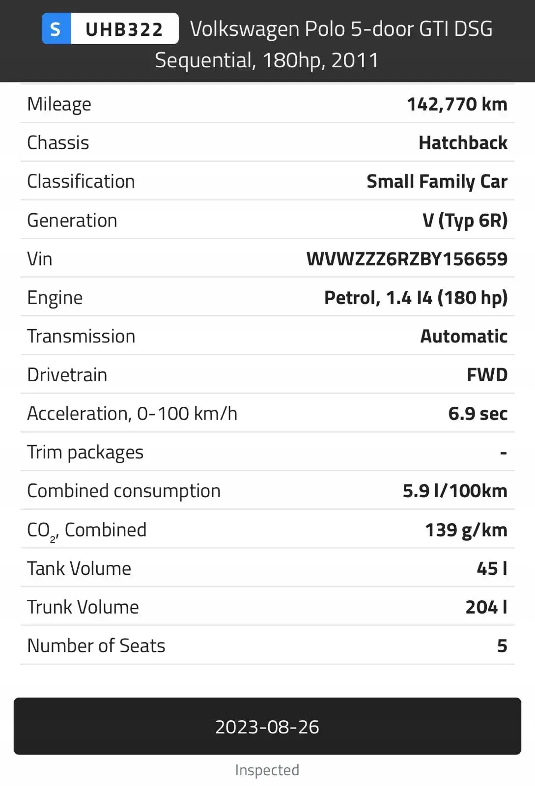 SILNIK Skoda Fabia II RS 1.4 TSI 180KM serwisowany 142tyś CAV CAVE