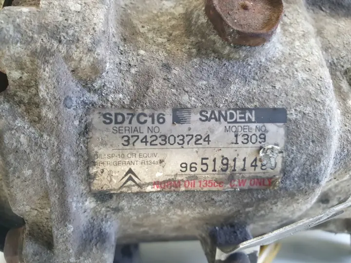 Peugeot 307 1.6 HDI SPRĘŻARKA KLIMATYZACJI 9651911480