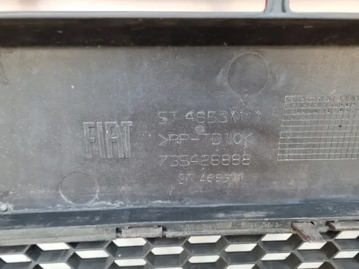 Fiat 500 KOMPLETNY PRZEDNI ZDERZAK przód CZWERWONY 111A 735426888