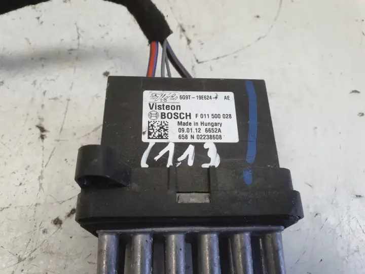 Ford Fiesta MK7 REZYSTOR DMUCHAWY Nawiewu opornik 6G9T-19E624-AE