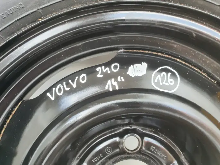 Volvo 240 940 740 KOŁO ZAPASOWE Zapas 165/80 R14