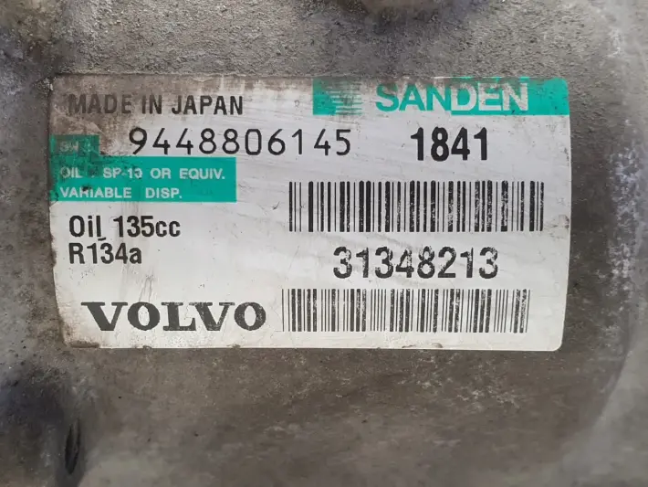 Volvo V40 II 1.6 D2 SPRĘŻARKA KLIMATYZACJI pompa 31348213