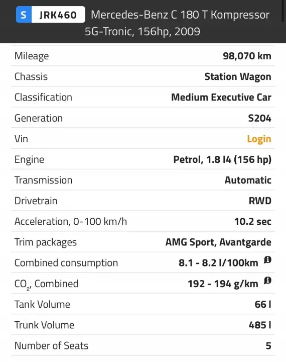 SILNIK KOMPL Mercedes W204 1.8 KOMPRESSOR dokumenty do 98tyś 271952 271.952