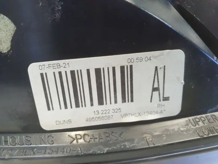 Opel Astra H III lift HB 06-10r TYLNA LAMPA PRAWA prawy tył 13222325