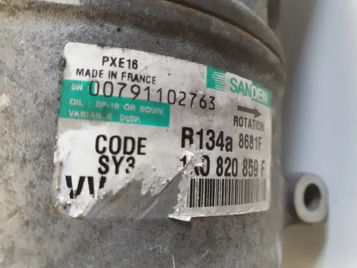 Audi A3 II 8P 1.9 TDI SPRĘŻARKA KLIMATYZACJI pompa 1K0820859F
