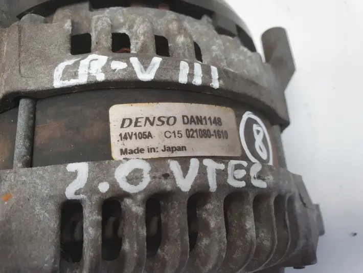 Honda CRV CR-V III 2.0 i-VTEC ALTERNATOR DAN1148 021080-1610