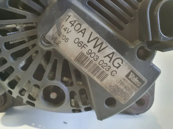 Seat Altea 1.9 TDI ALTERNATOR Valeo 06F903023C 140A