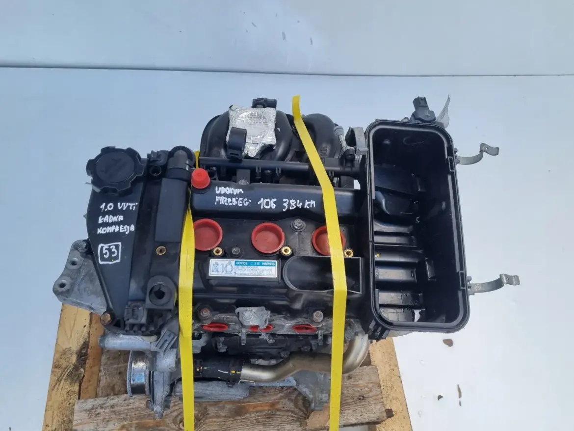 SILNIK KOMPLET Toyota Aygo 1.0 12V 68KM udokumentowane 106tyś 1KR 1KR-B52