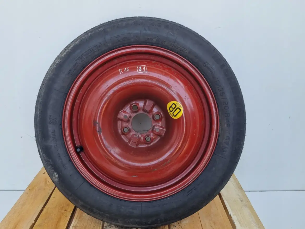Fiat lancia Alfa Romeo KOŁO DOJAZDOWE dojazdówka 125/80 R16 4X98 ET26