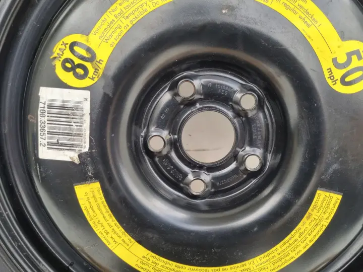 Audi Seat Vw Skoda KOŁO DOJAZDOWE dojazdówka 125/70 R18 1K0601027B