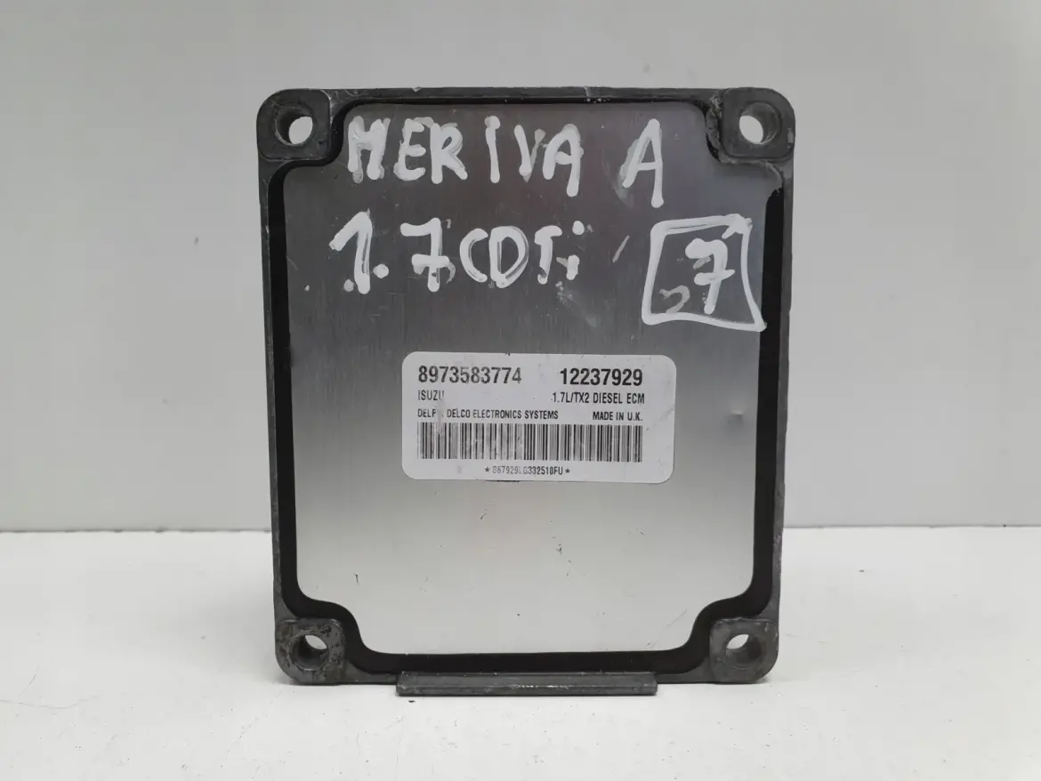 Opel Meriva A 1.7 DTI STEROWNIK SILNIKA komputer 12237929 DYNT