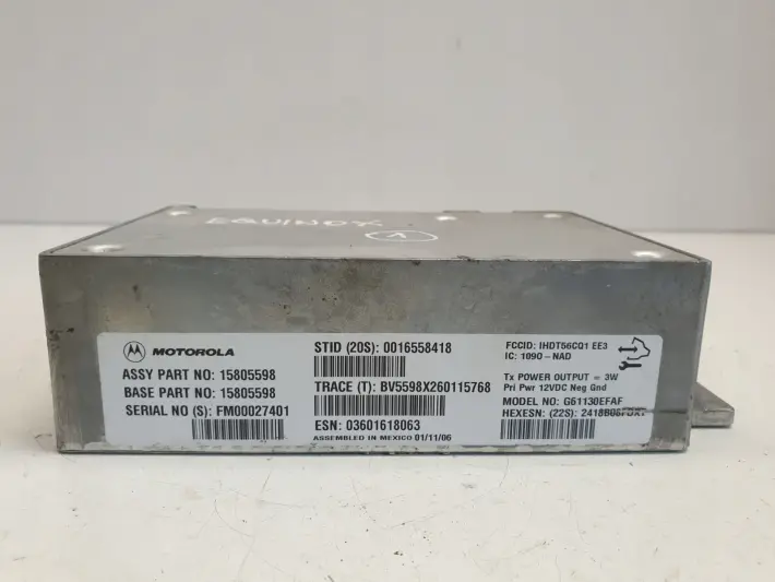 Chevrolet Equinox 3.4 MODUŁ KOMFORTU 15805598