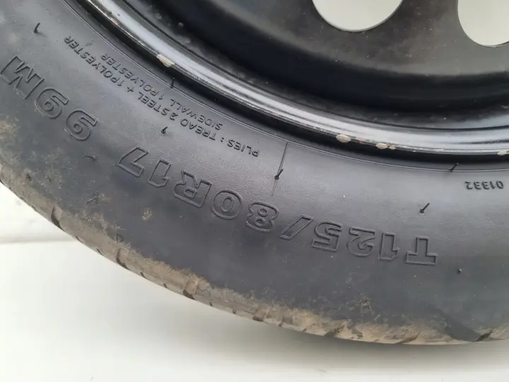 Volvo S80 V70 S60 I KOŁO DOJAZDOWE dojazdówka 125/80 R17 9209872